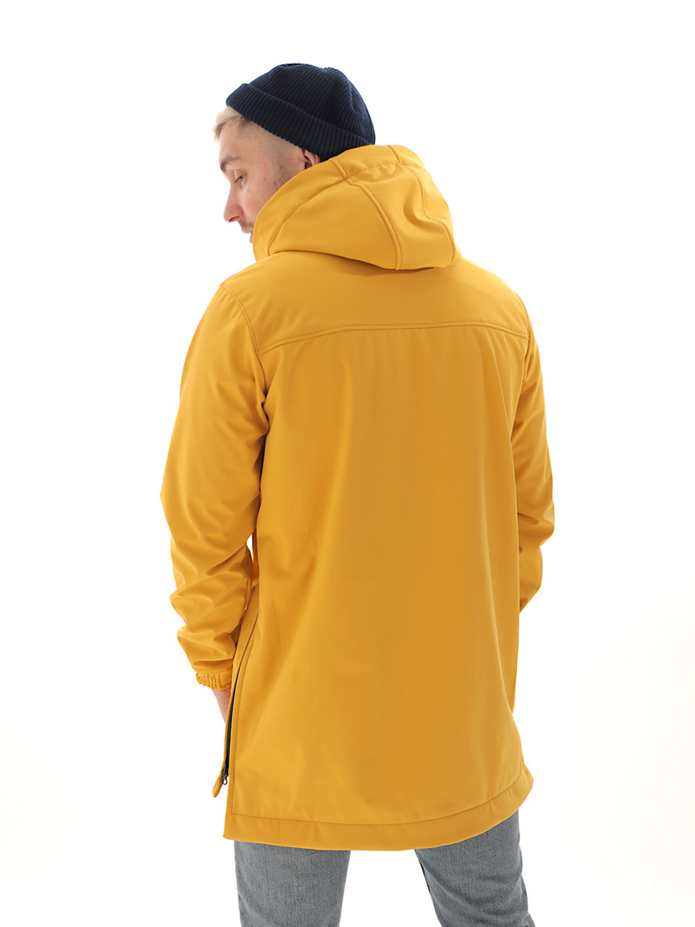 Анорак софтшелл город горький горчичный