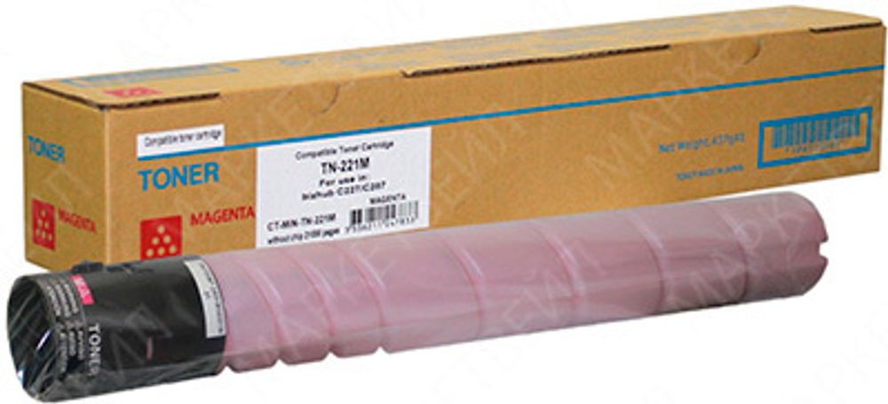 Тонер-картридж ELP, аналог Konica-Minolta TN-221M для bizhub C227/C287 magenta 21K