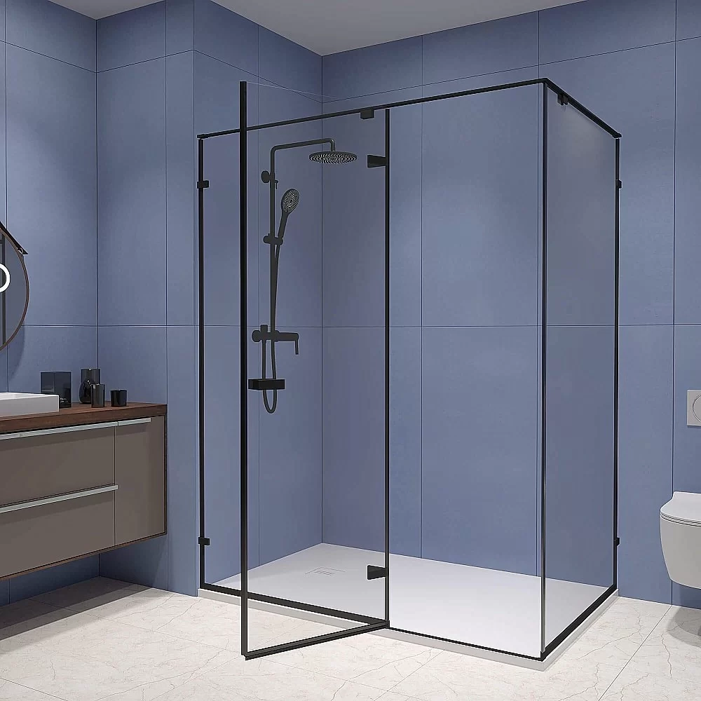 Душевой уголок RGW Stilvoll SV-040-B 353204028-14 120x80 стекло прозрачное/профиль черный