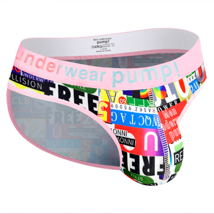 Мужские трусы брифы розовые PUMP! MP2123-22