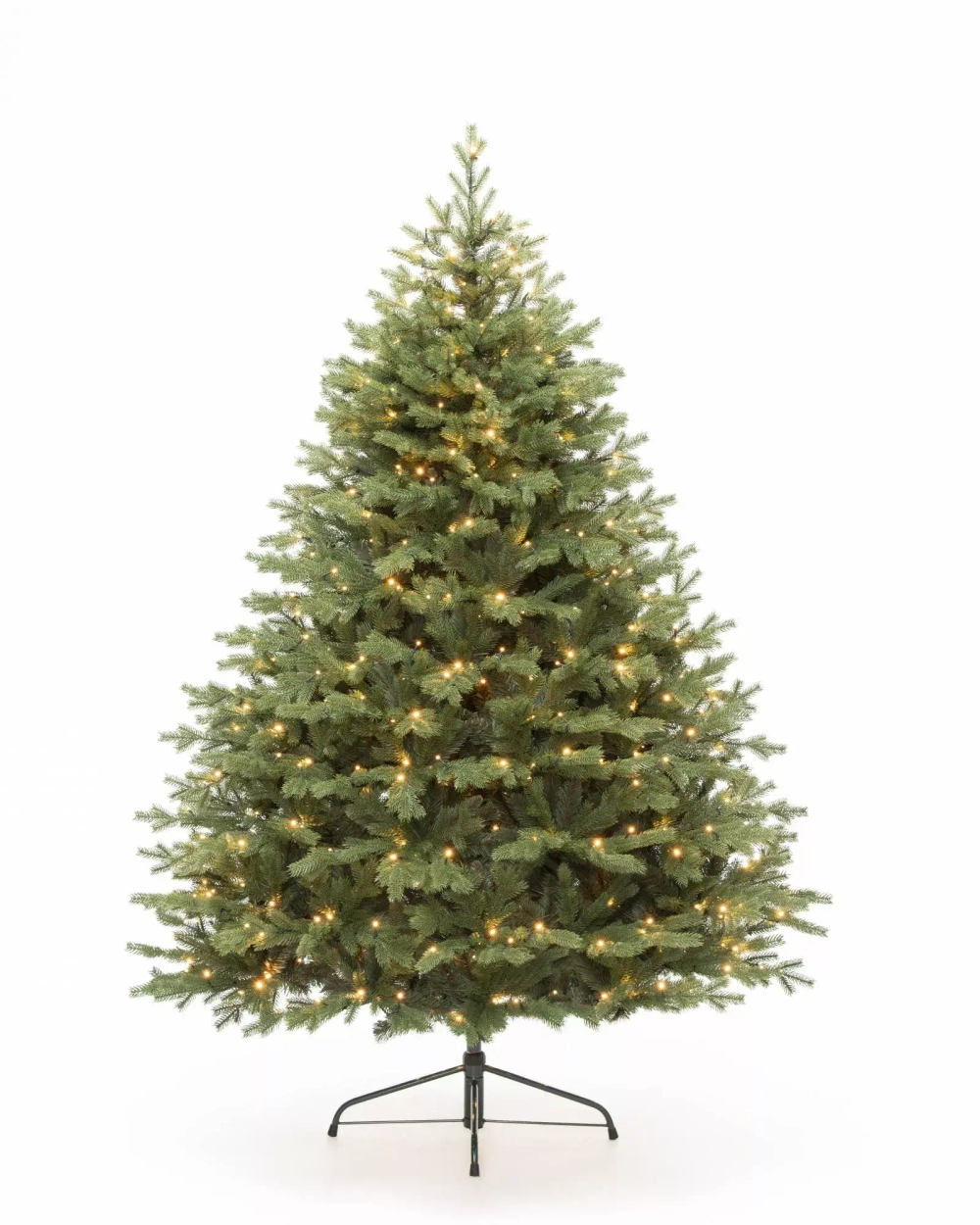 Искусственная елка Графская Премиум 150 см., 240 теплых белых LED ламп, Литая хвоя+ПВХ, ЕлкиТорг (137150)