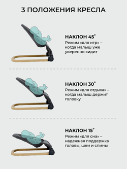 Шезлонг детский Amarobaby, Baby relax