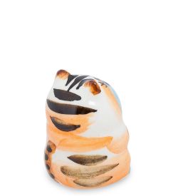 ГЛ- 202 Фигурка «Кот» мал. цв.(Гжельский фарфор)