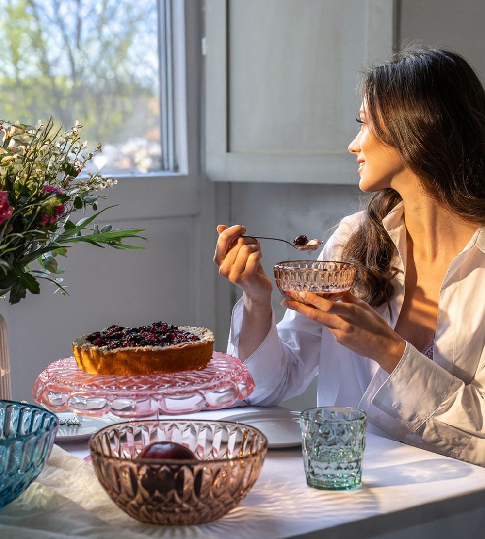 Чаша Vanity, Ø21 см, карамельная