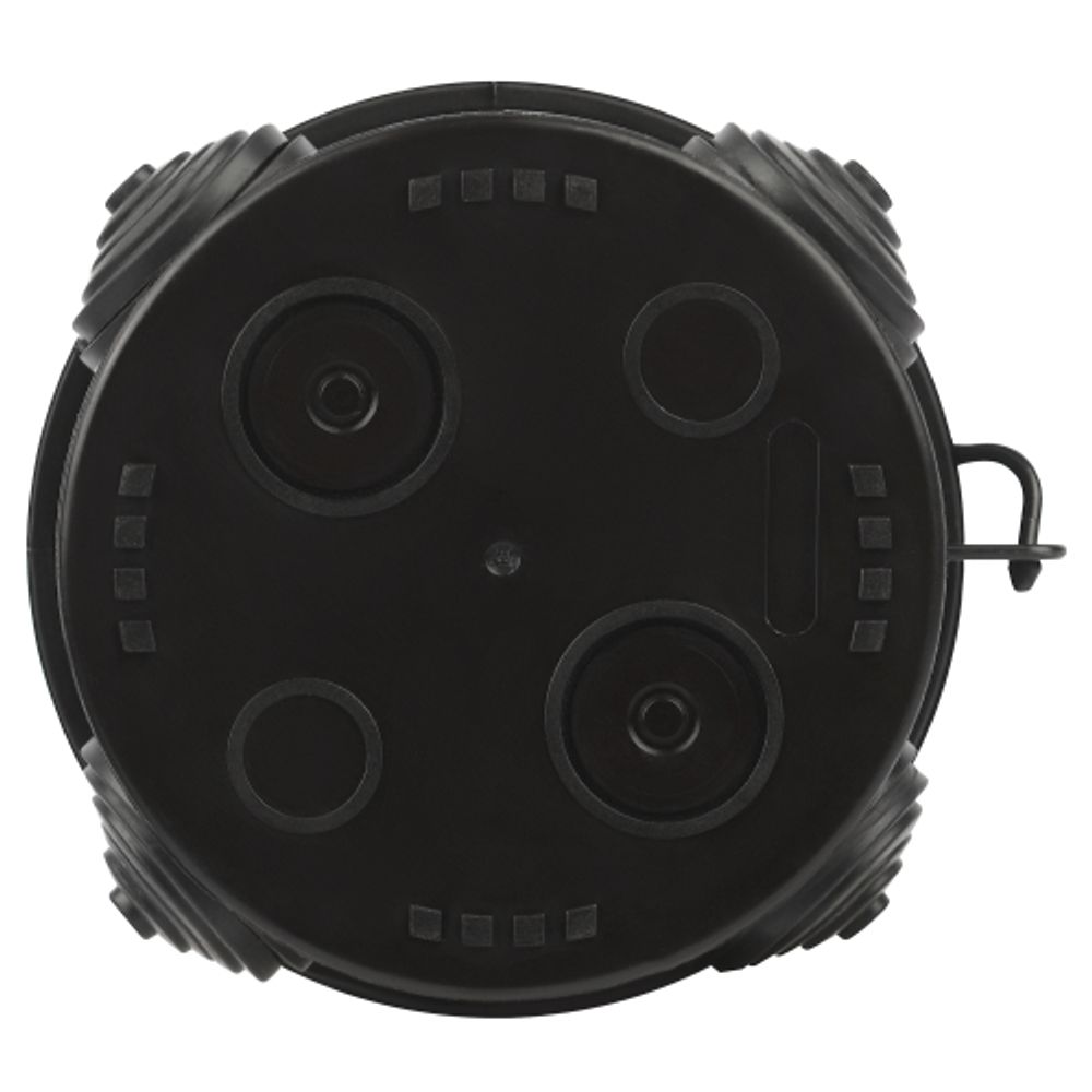 Распаячная коробка ЭРА KOR-85-40-4g-B открытой установки черная 85х40мм с гермовводами 4 вх. IP54