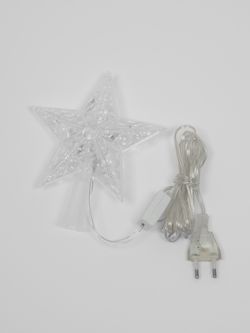 ULD-H1516-010-DTA MULTI STAR Украшение светодиодное для ёлки Звезда. 15см. 10 светодиодов. Разноцветный свет. Прозрачный провод. TM Uniel.