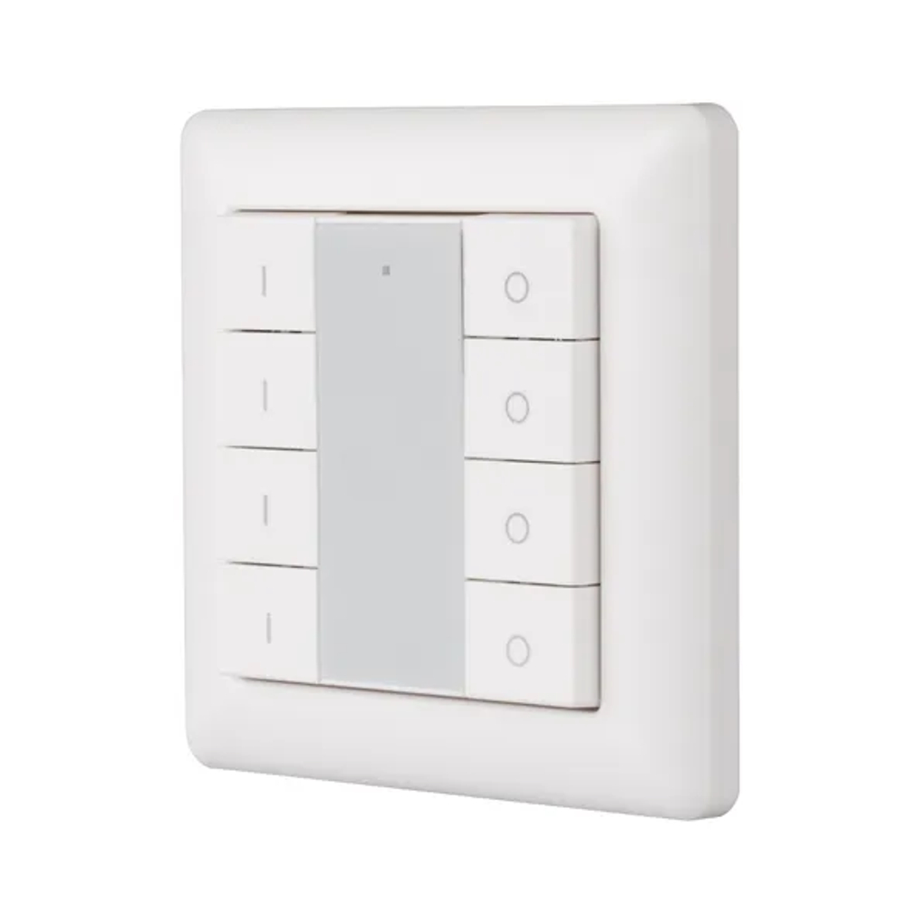 Панель Knob SR-KN9550K8-UP White (KNX, DIM) (Arlight, IP20 Пластик, 3 года) 021370