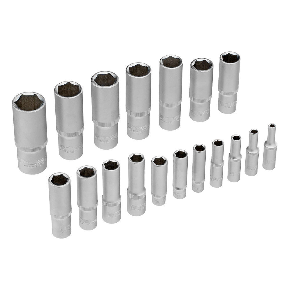 Набор инструментов, 1/4", 3/8", 1/2", Cr-V, S2, усиленный кейс, 151 предмет Stels