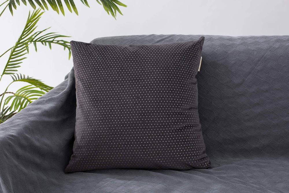 Наволочка 45х45 Sofi De MarkO Мулен Руж антрацит