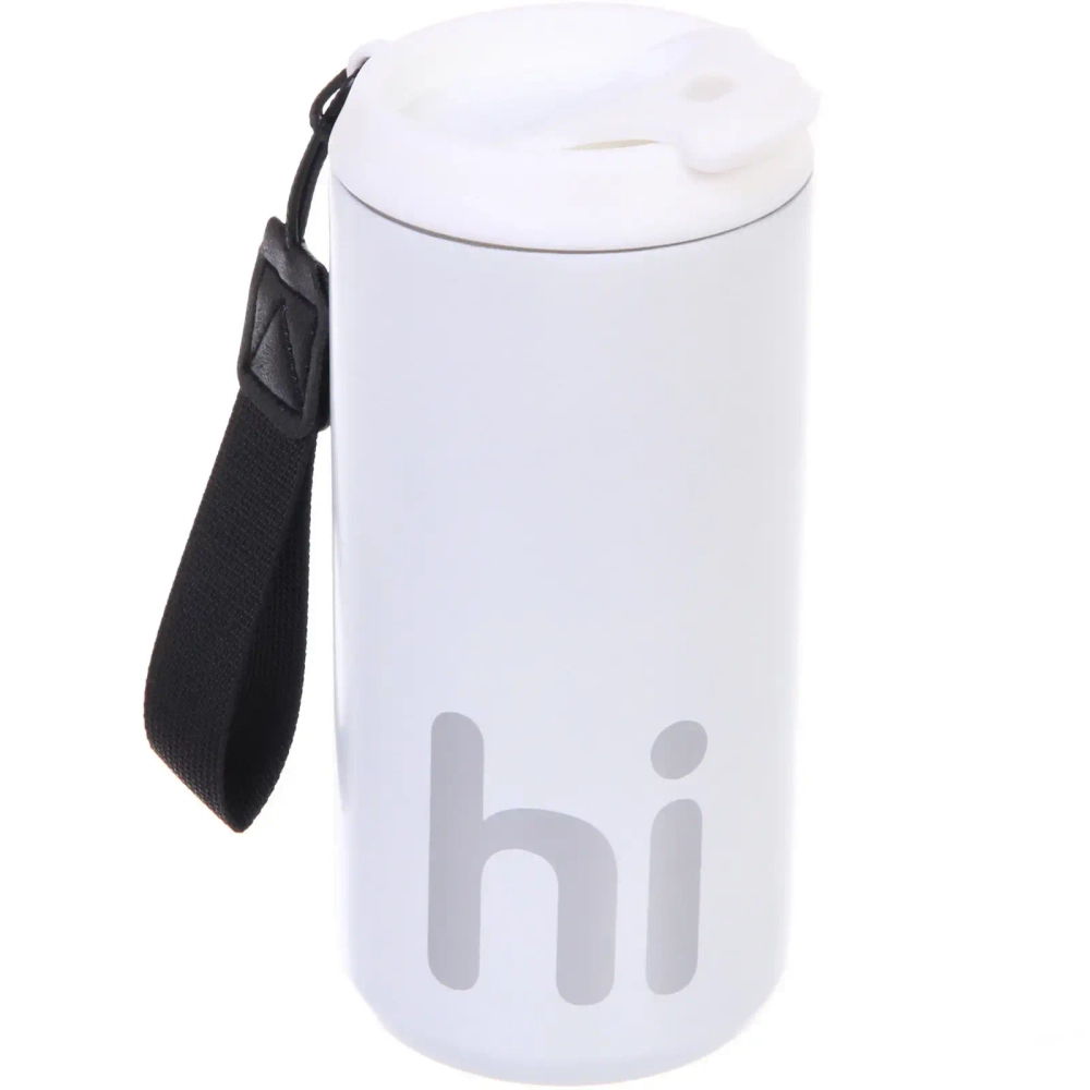 Термокружка 500мл «HI», цвет белый