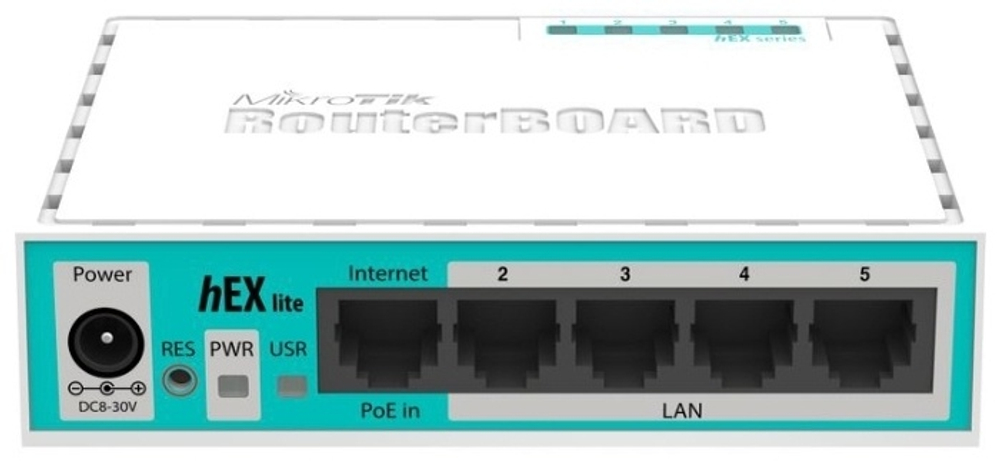 Mikrotik hEX lite RB750r2 белый
