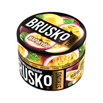 Бестабачная смесь для кальяна BRUSKO 50г STRONG - Маракуйя