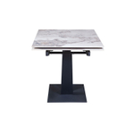 Стол раскладной Malibu (120+30+30), керамика глянцевая Pandora