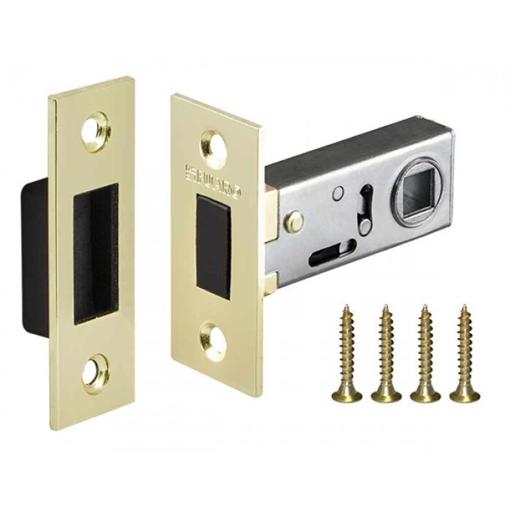 [ТОВАРА НЕТ В НАЛИЧИИ] Защелка врезная магнитная Фуаро MAGNET M12-50-25 GP, цвет латунь (гарантия - 12 месяцев)