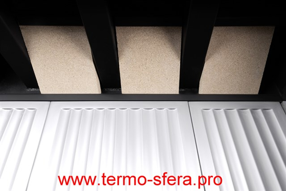 Каминная топка Экокамин Альфа 1000 L два стекла левая