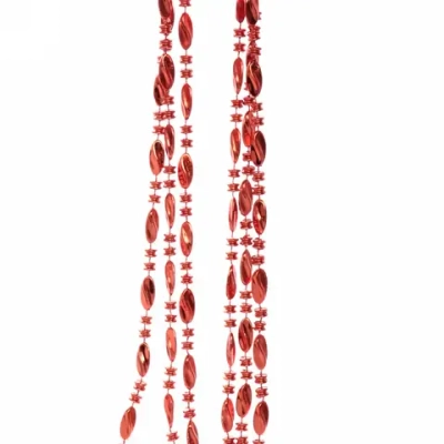 Бусы на ёлку 2м «Льдинка», Янтарь