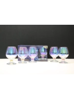 Бокалы для коньяка и бренди 6 шт 250 мл" Радужная коллекция"