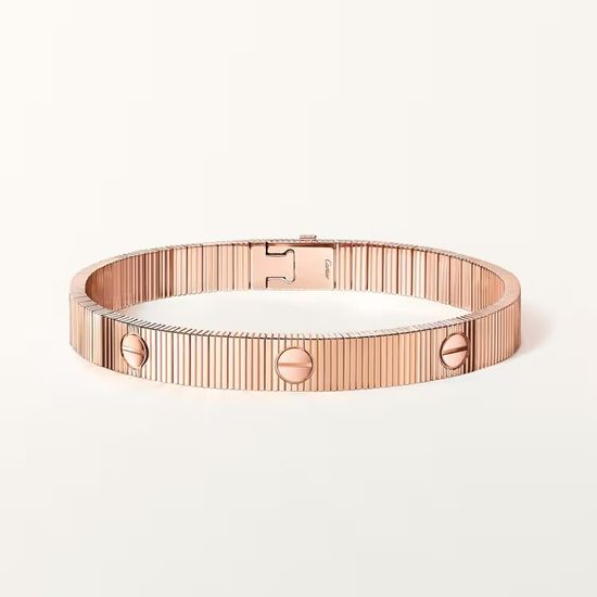 Браслет Cartier LOVE Unlimited Bracelet flexible в розовом золоте