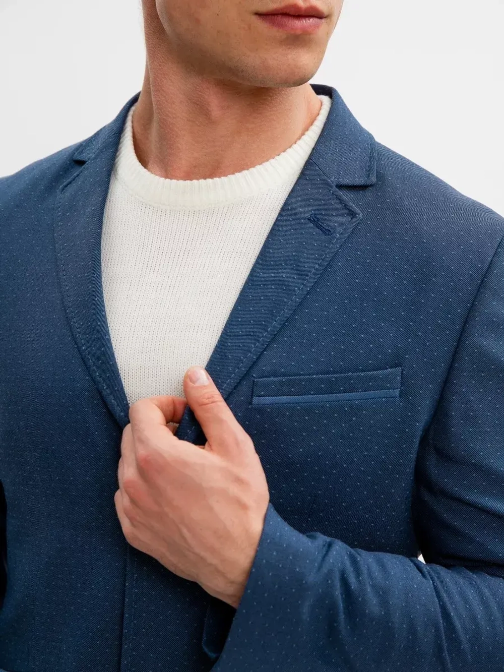 Пиджак повседневный под джинсы классический в офис