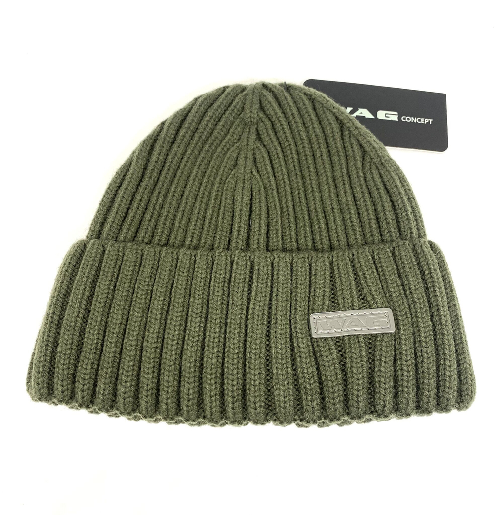 Шапка классическая с отворотом на флисе