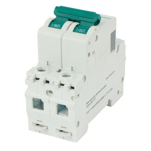 Выключатель автоматический двухполюсной C 10А 4.5кА DEKraft