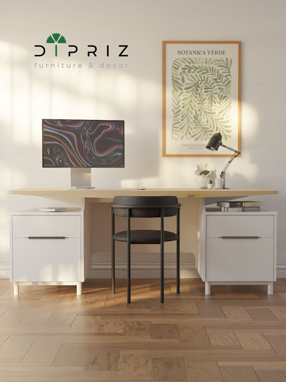 Стол письменный Ochensol, белый