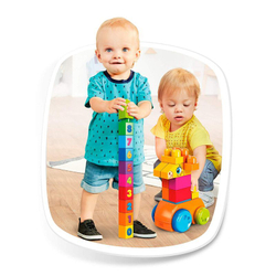 Fisher-Price Mega Bloks - Жираф с блоками &quot;Считай и гони&quot; 30 шт. GFG19