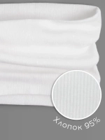 Шапка детская осенняя на завязках и снуд