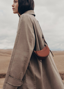 POLENE СУМКА Numéro Dix Micro, коньячный