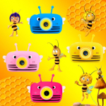 Детский цифровой фотоаппарат мини камера "Пчелка - Bee" Children's Fun Camera