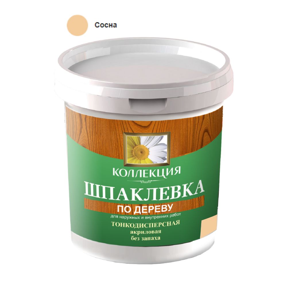 Шпатлевка по дереву КОЛЛЕКЦИЯ сосна 0,8кг (И) Шпатлевка по дереву КОЛЛЕКЦИЯ сосна 0,8кг (И)