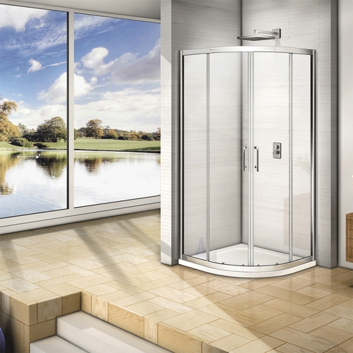 Душевой уголок WeltWasser WW300 RS22 100х100 10000003099 профиль Хром стекло прозрачное