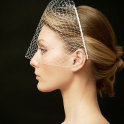 Вуаль белая на "невидимом" ободке