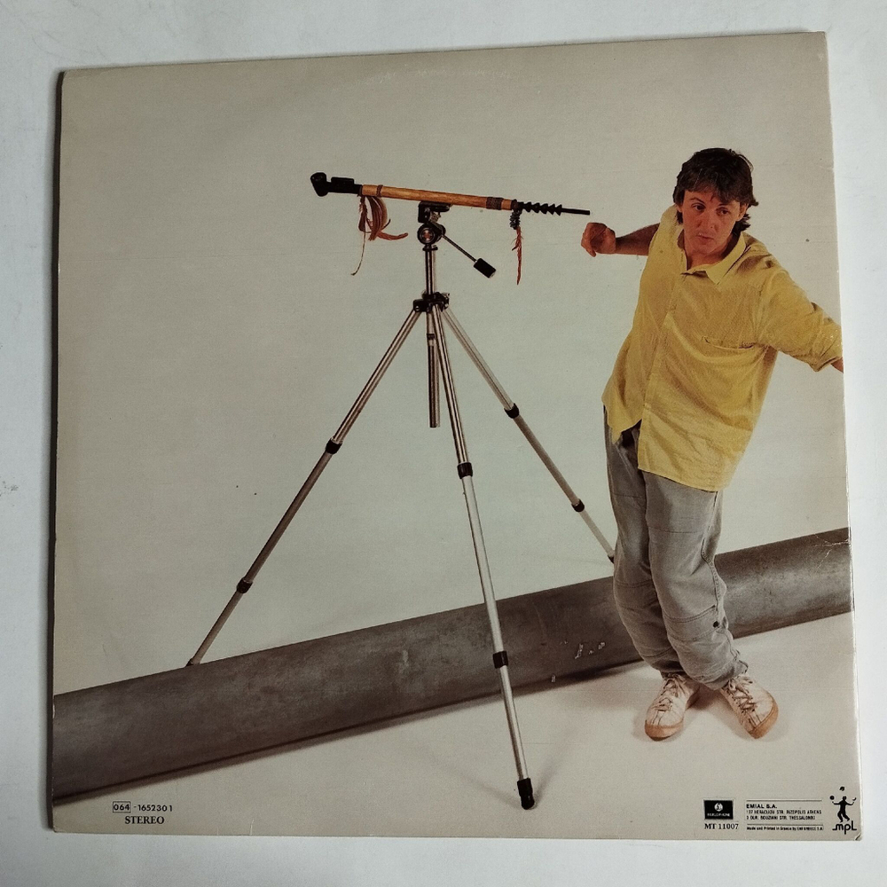 Винтажная виниловая пластинка LP Paul McCartney Pipes Of Peace (Greece 1983)