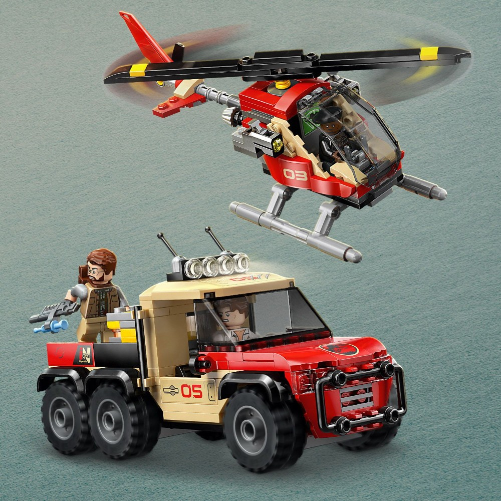 LEGO Jurassic World - Воздушная миссия с Кекалкоатлем и Спинозавром 76976