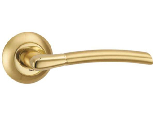 Ручки дверные ARDEA TL SG/GP-4 матовое золото/золото  Х