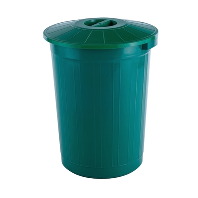 Бак 60 л с крышкой, цвет зеленый