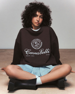 Свитшот Live Loud коричневый