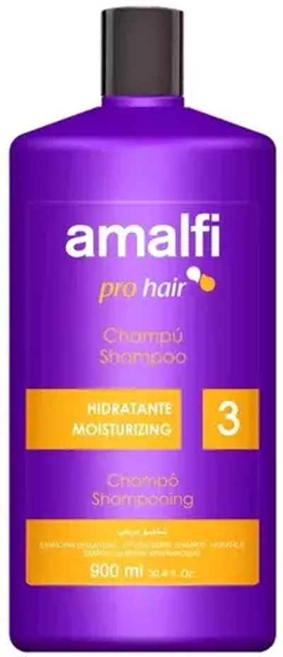 AMALFI  900 мл Шампунь Проффесиональный №3 MOISTURZING увлажняющий*9 фиолетовый
