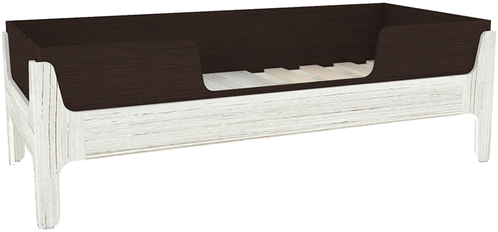 Кровать односпальная КарИВи Лотос  Винтерберг Венге