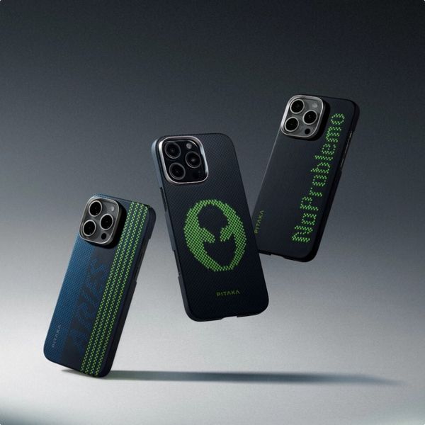 Чехол Pitaka Tactile Woven (Lumintex Edition) для iPhone 16 Pro, Кредитная карта | Credit card