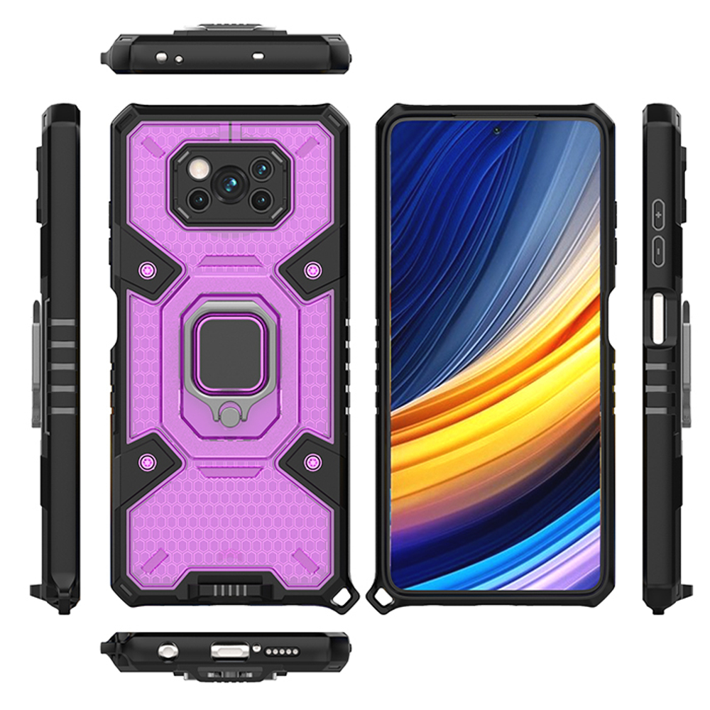 Противоударный чехол с Innovation Case с защитой камеры для Xiaomi POCO X3 PRO  / X3 NFC