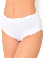 Трусики-слип с высокой линией талии Cotton Band (Размер: M) (Цвет: белый)