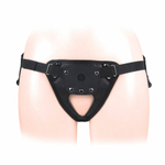 Пояс трусики для страпона с коннектором черные