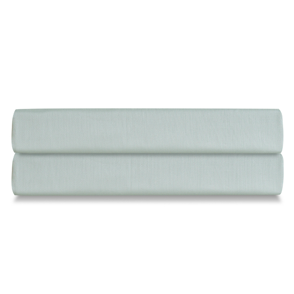 Простыня из сатина мятного цвета из коллекции wild, 180х270 см