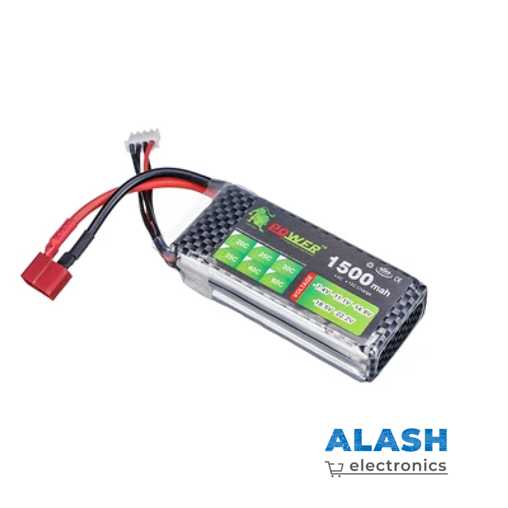 LI-PO аккумулятор 11.1v 1500mah 35c