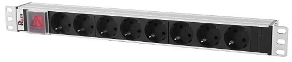 Блок розеток 19", 8 розеток ЦМО R-10-8S-V-440-Z