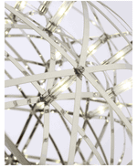 Подвесной дизайнерский светильник  Raimond by Moooi (серебряный, D 43 cm)