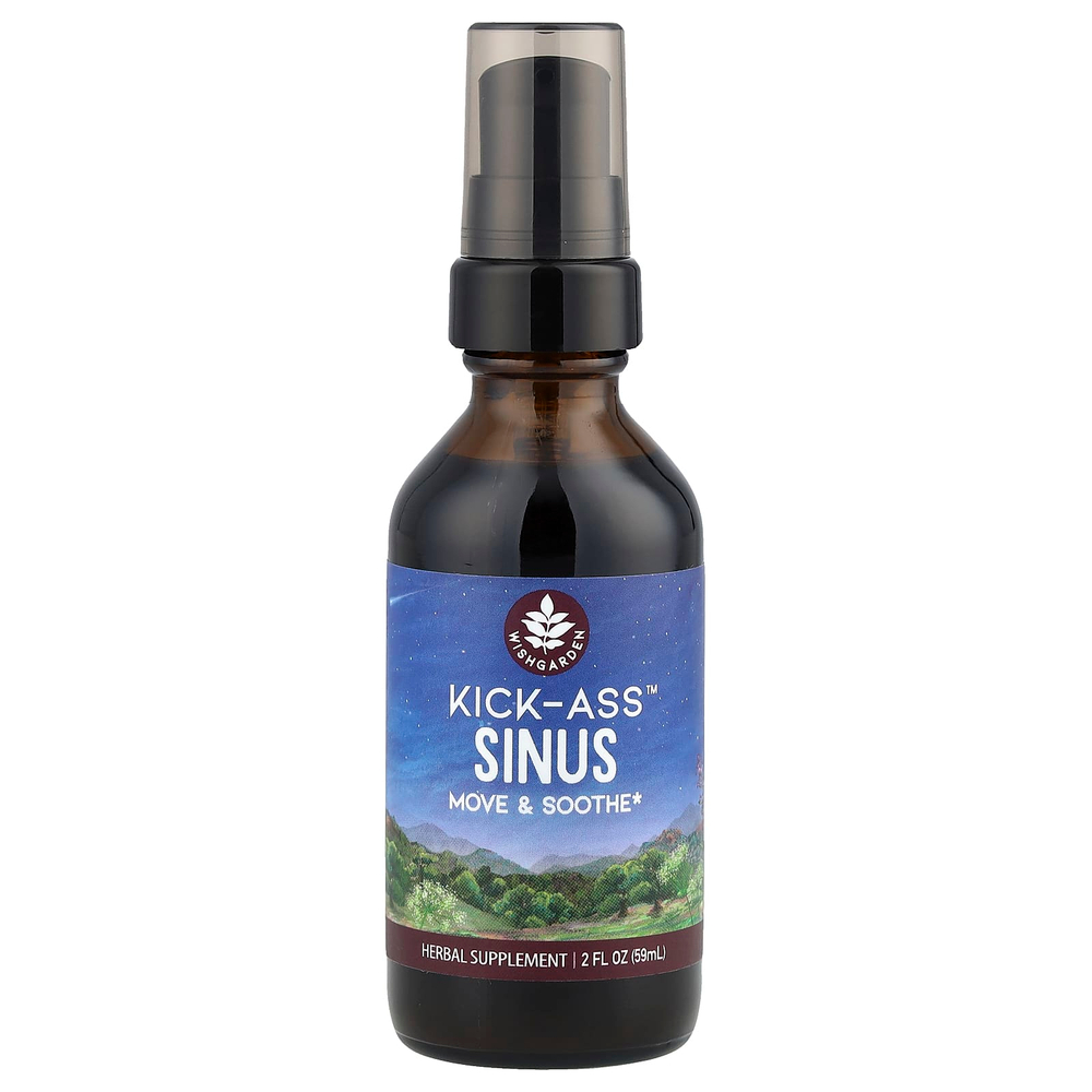 WishGarden Herbs, Kick-Ass ™ Sinus, 59 мл (2 жидк. унц.)