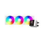Водяное охлаждение для CPU PCCooler DC360 Pro ARGB Display WH 280W 115X/1200/1700/1851/AM4/AM5 Белый
